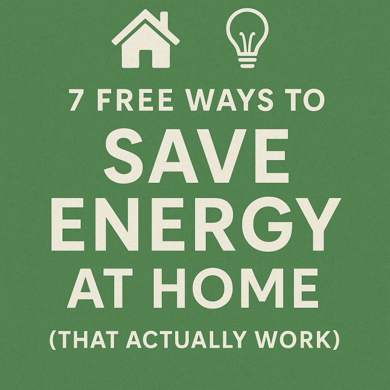 7 free ways to save energy at home that actually work