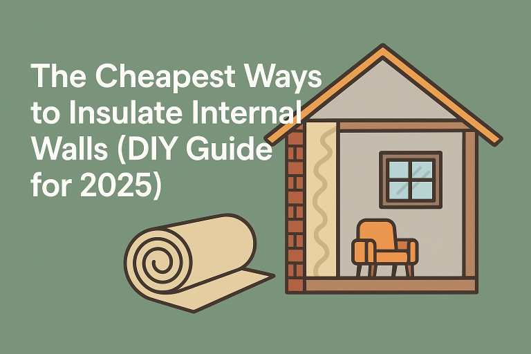 Cheapest ways to insulate internal walls