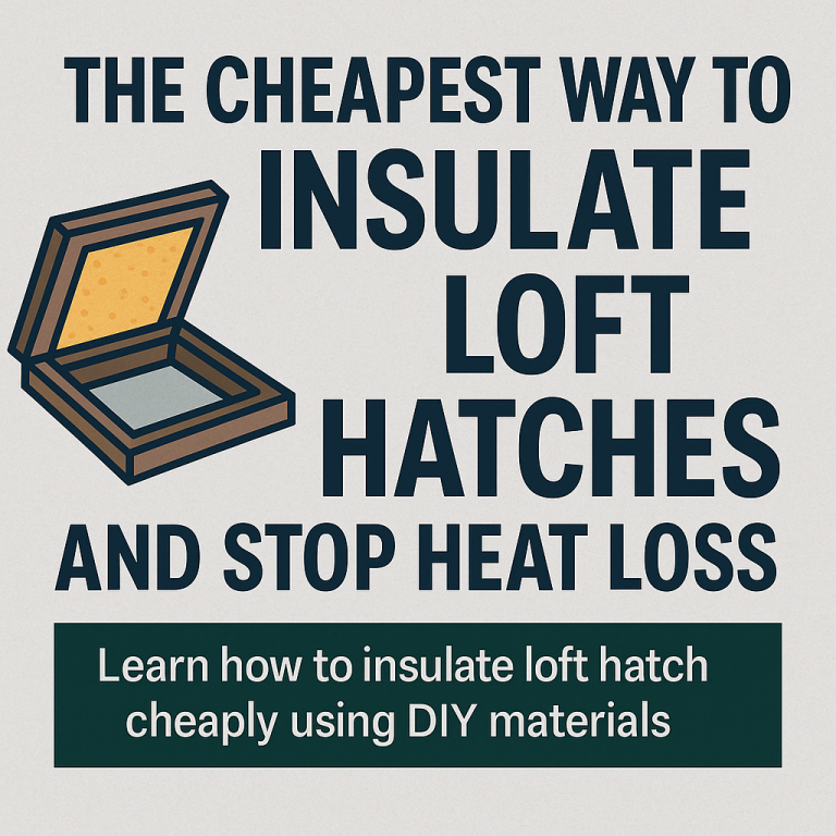 cheapest way to insulate loft hatch