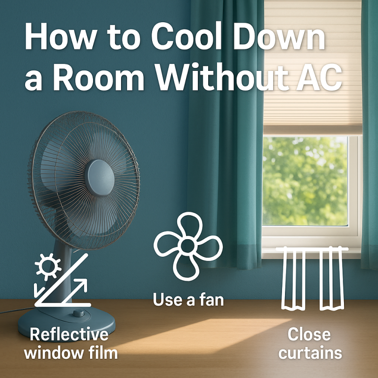 how to cool down a room without ac